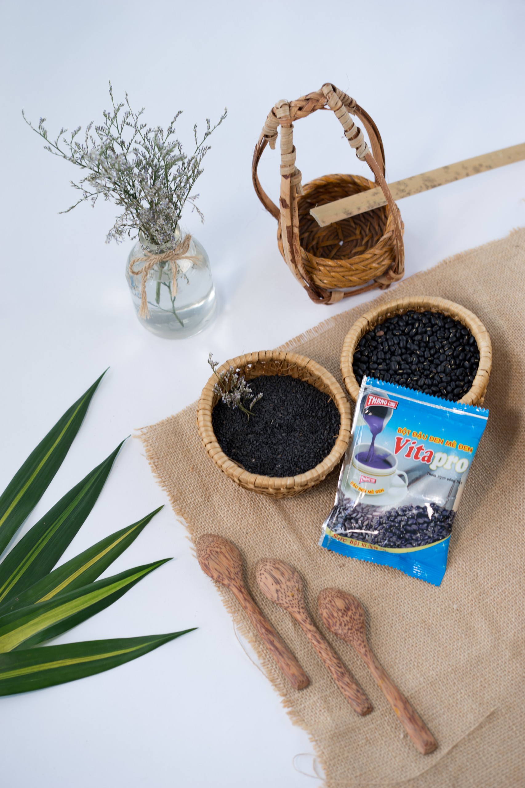 BỘT ĐẬU ĐEN MÈ ĐEN VITAPRO 400G - KHÔNG ĐƯỜNG