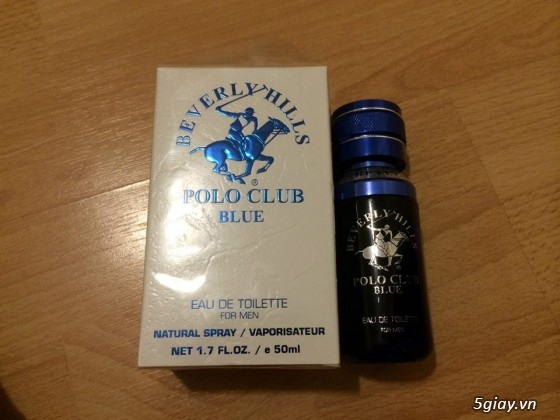 HCM]Nước hoa nam cao cấp BEVERLY HILLS POLO CLUB BLUE 100ml 