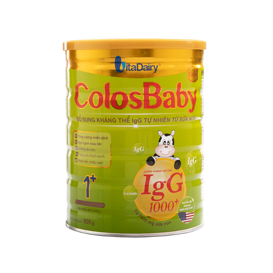 Sữa Bột COLOSBABY GOLD IGG1000 SỐ 1+ 800G
