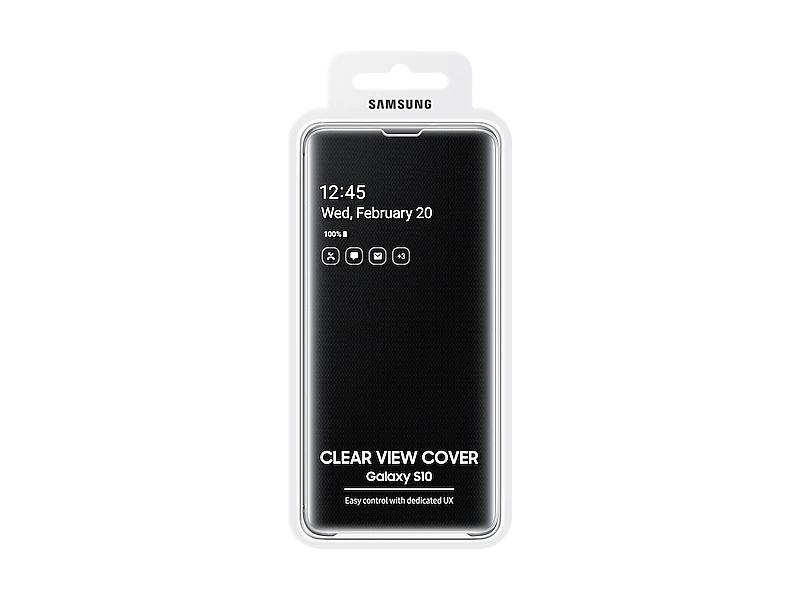 Bao da Clear View Cover cho Samsung Galaxy S10 Plus