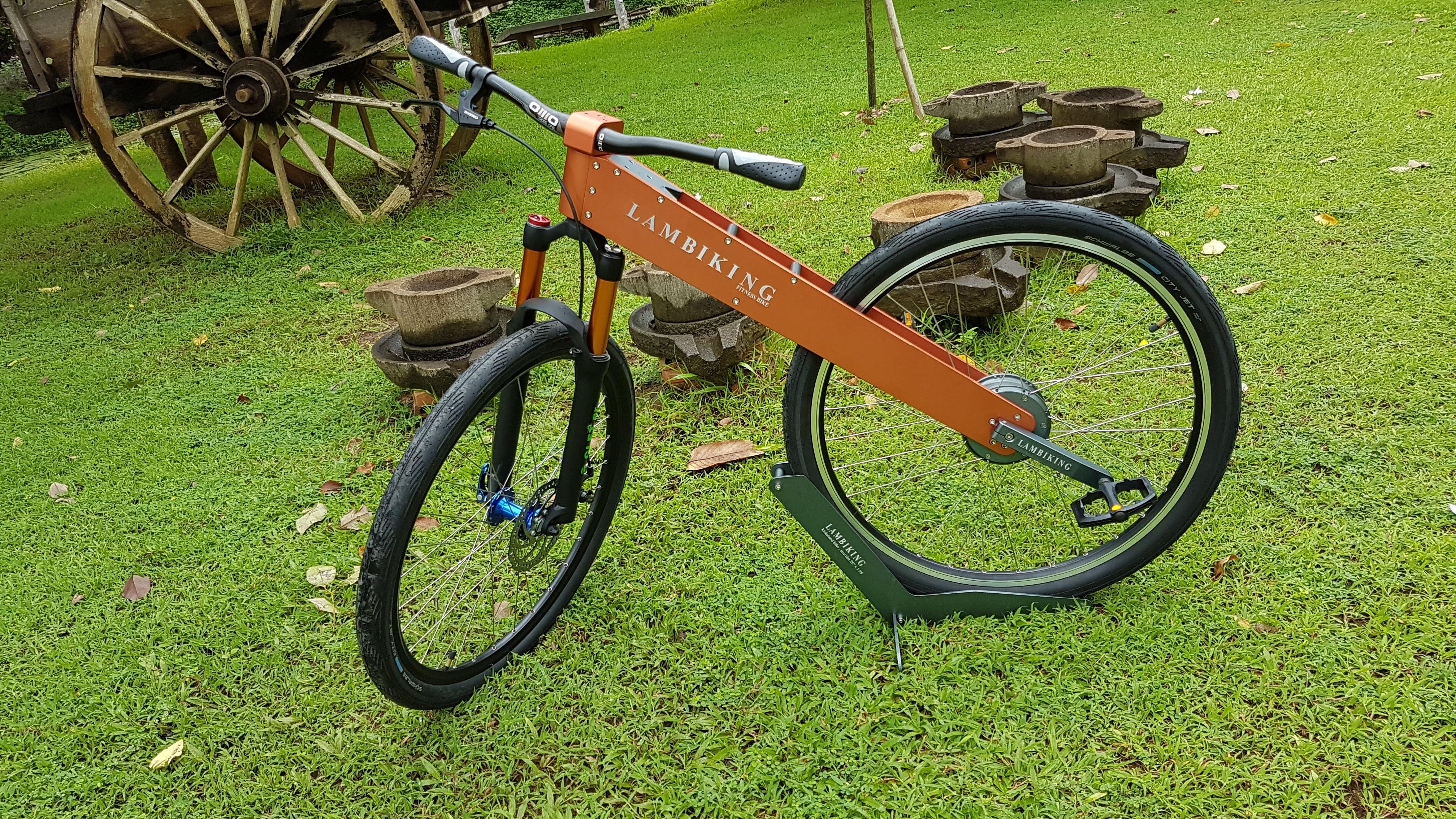 Mua LAMBIKING -FITNESS BIKE . MÀU CAM . XE ĐẠP ĐỨNG TẬP GYM . KHÔNG DÂY XÍCH TINH GỌN KHÔNG CẦN GẤP . GIẢI PHÁP CHO VÓC DÁNG VÀ SỨC KHỎE SAU MỘT NGÀY DÀI NGỒI LÀM VIẸC