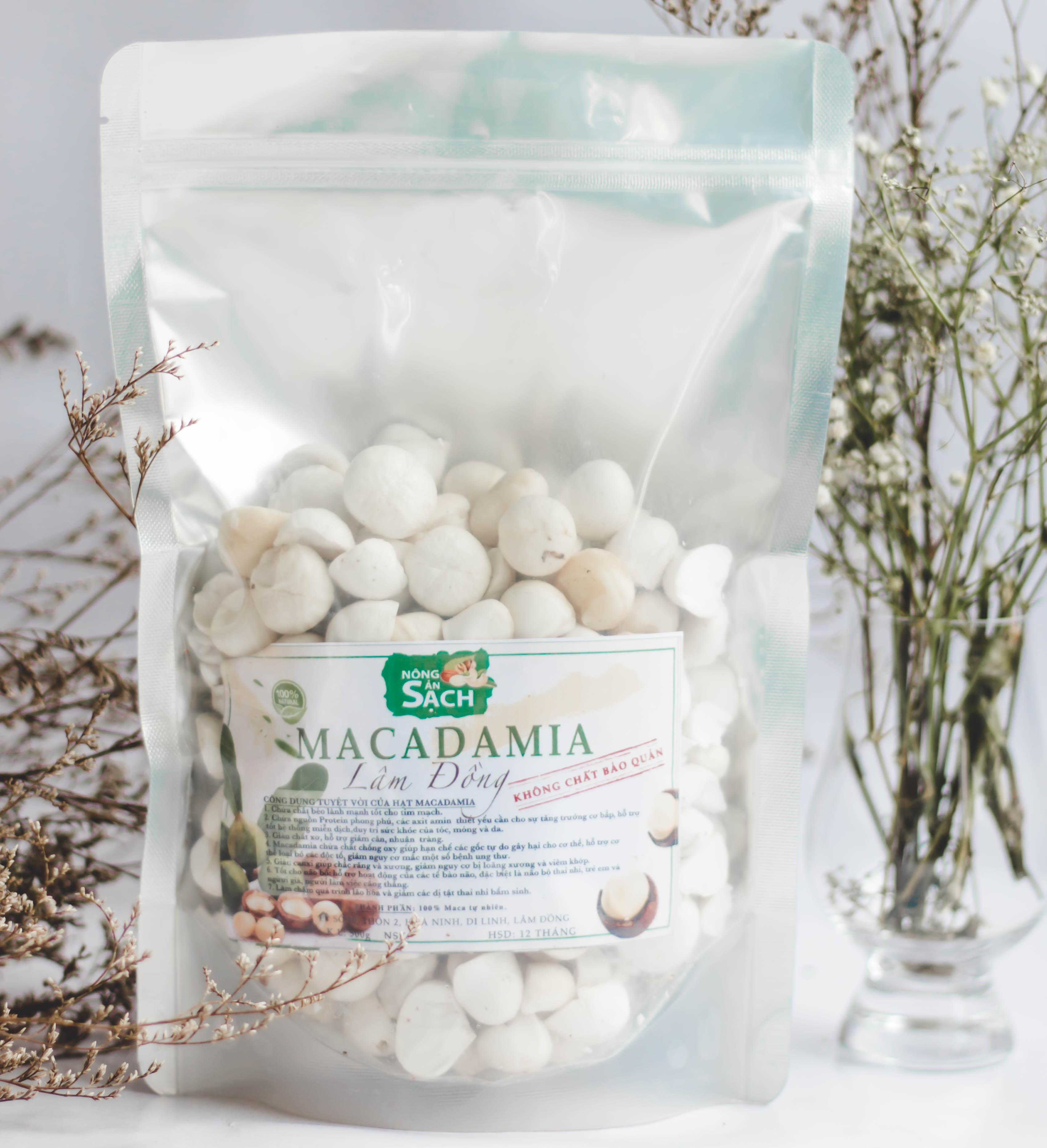 NHÂN MACCA SẠCH TƯƠI LÀM SỮA 500G