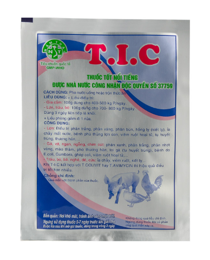 ỈA CHẢY GIA SÚC GIA CẦM TIC 100g