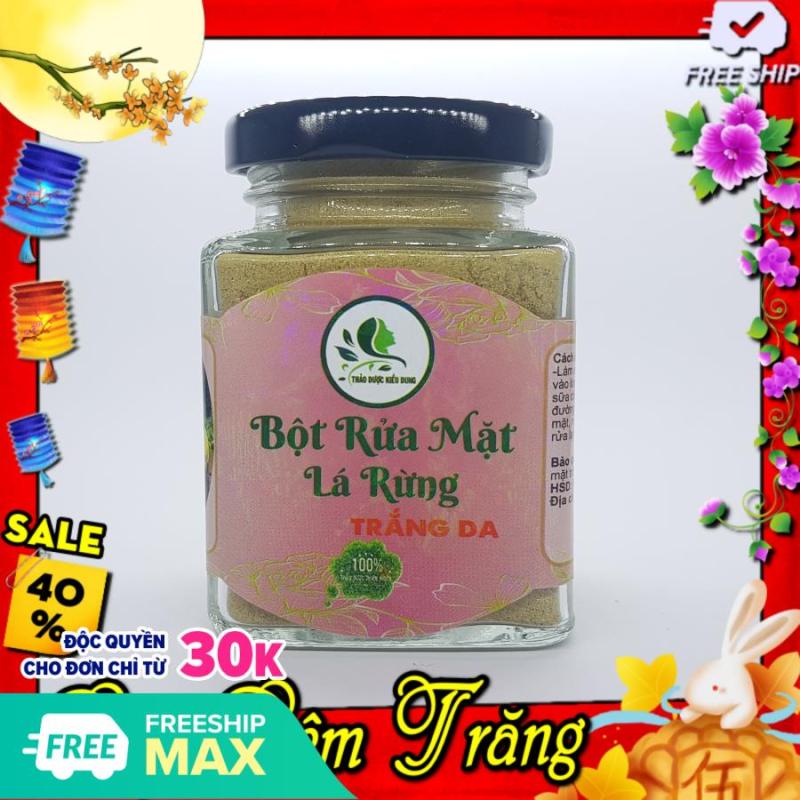 Bột Lá rừng rửa mặt tự nhiên (Làm giảm mụn, nám và tàn nhang,se khít lỗ chân lông,xóa mờ vết thêm ngay lần đầu sử dung, hàng chính hãng,100% tự nhiên) . giá rẻ