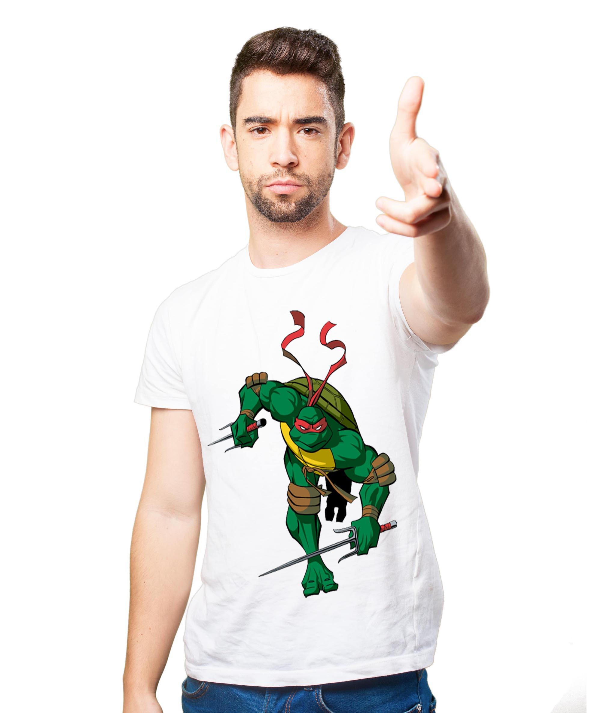 [HCM]Áo thun in hình rùa Raphael (Raph) 2