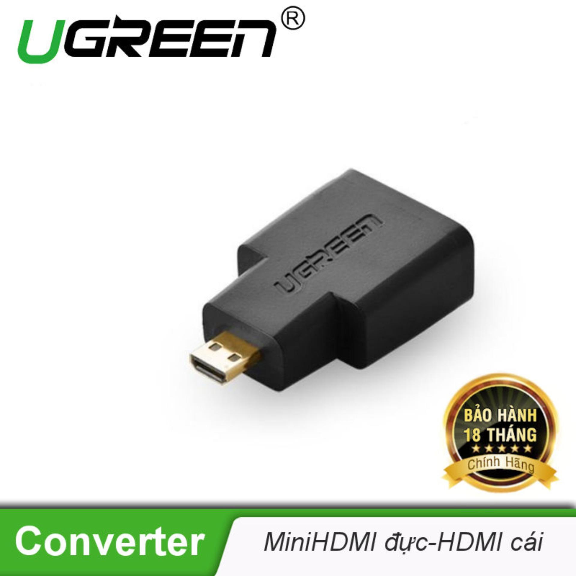 [HCM]Đầu chuyển đổi micro HDMI (đực) sang HDMI (cái) - UGREEN 20106