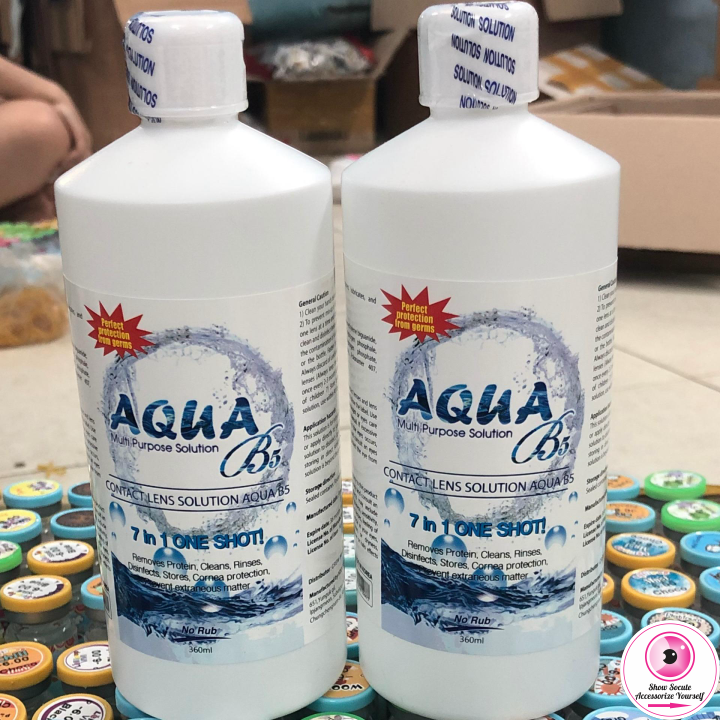Nước ngâm lens chai lớn 360ml