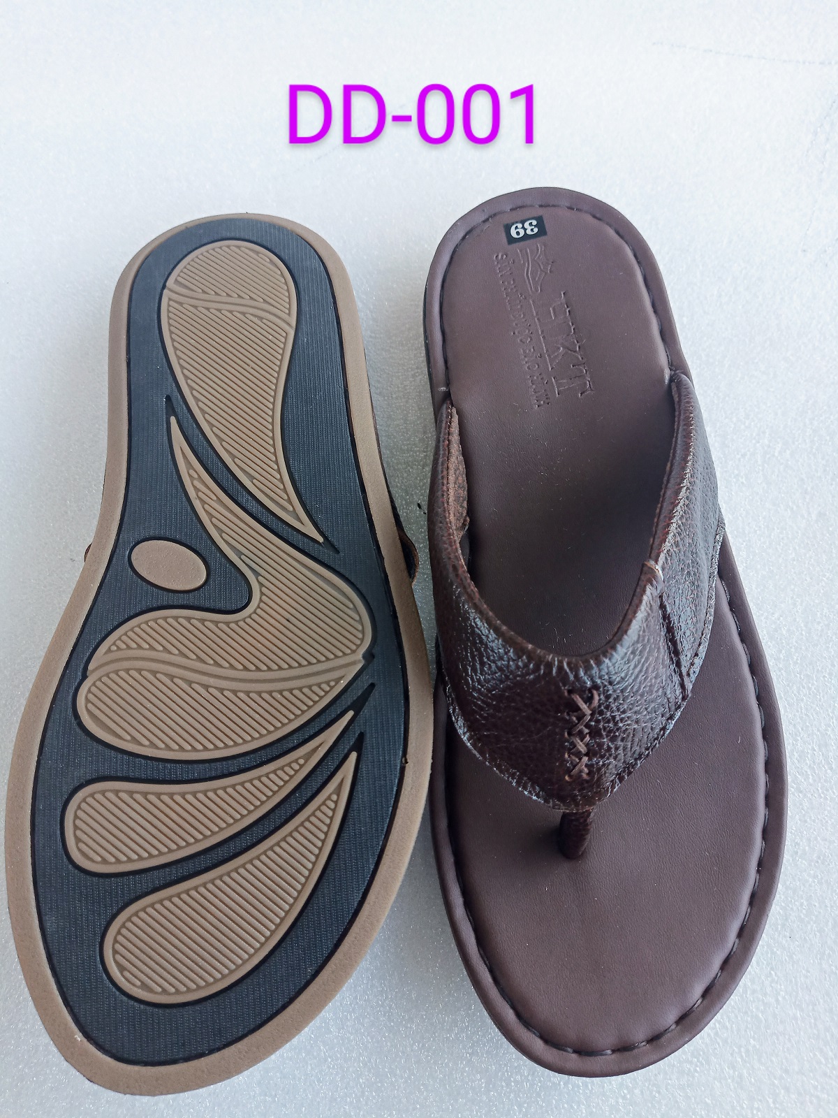 Dép xỏ ngón da bò nam cao cấp handmade [ NVD-16 ]