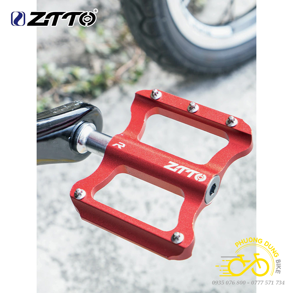 Pedan Bàn Đạp Bạc Đạn Xe Đạp ZiTTO JT06 – Bàn Đạp Bạc Đạn, Nhôm Nhẹ, Chống Trượt, Bền Bỉ