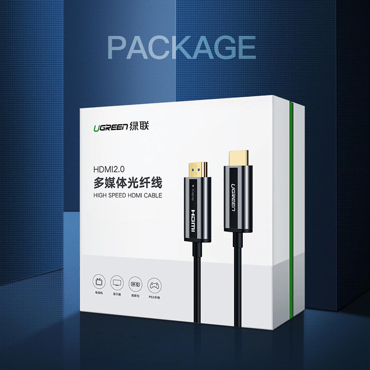 Cáp HDMI 2.0 Sợi Quang Cao Cấp UGREEN HD132