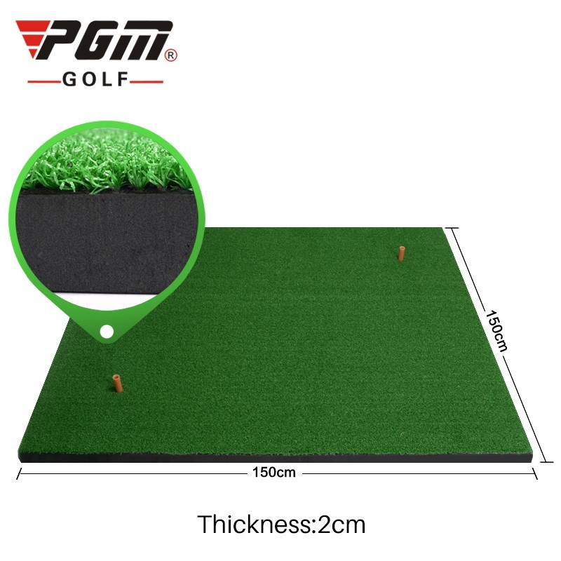 THẢM SWING GOLF MAT- THẢM PHÁT GOLF 1,5x1,5m ( Tặng 2 tee cao su)