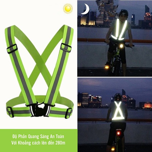 Áo phản quang dây co dãn