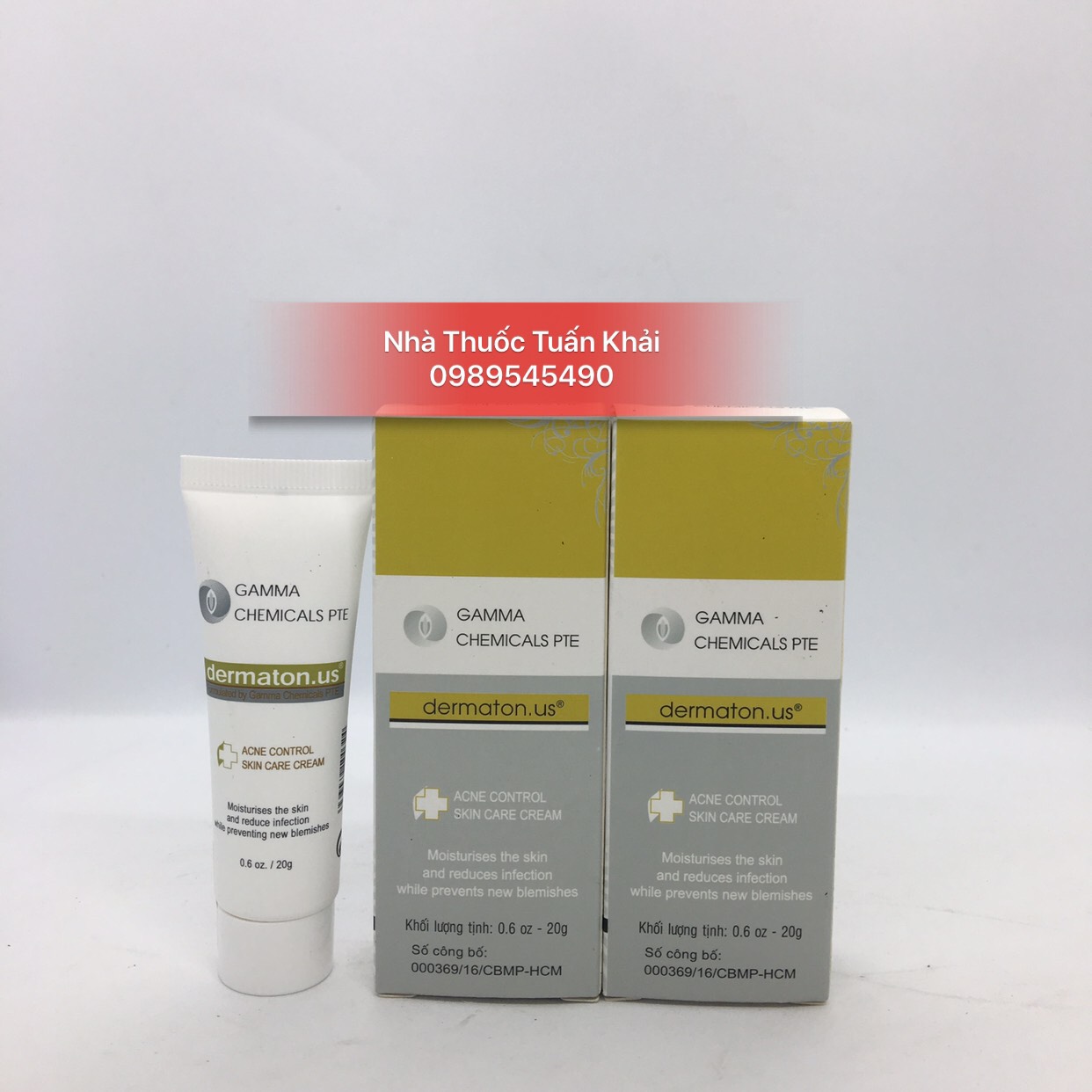 Kem Ngăn Ngừa Mụn Mờ Thâm DERMATON US- 20g