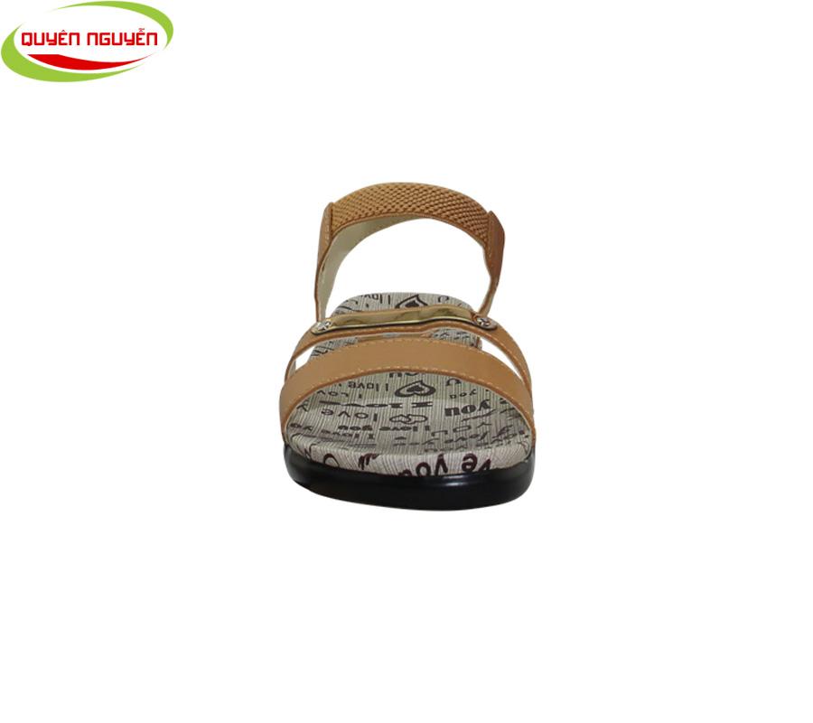 Giày Sandal Bitas đế bằng nữ - SYN120_Vàng