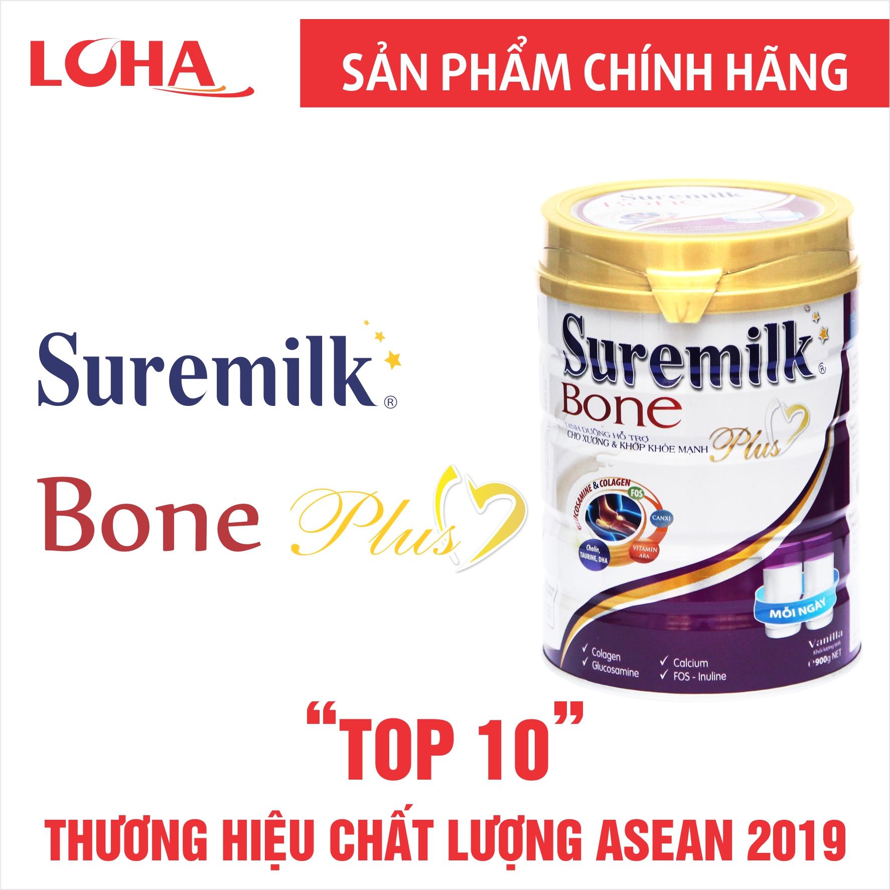 Sữa bột Suremilk Bone Plus 800g (dinh dưỡng thiết yếu cho xương và khớp chắc khỏe) - FreeShip Max - LOHAMART