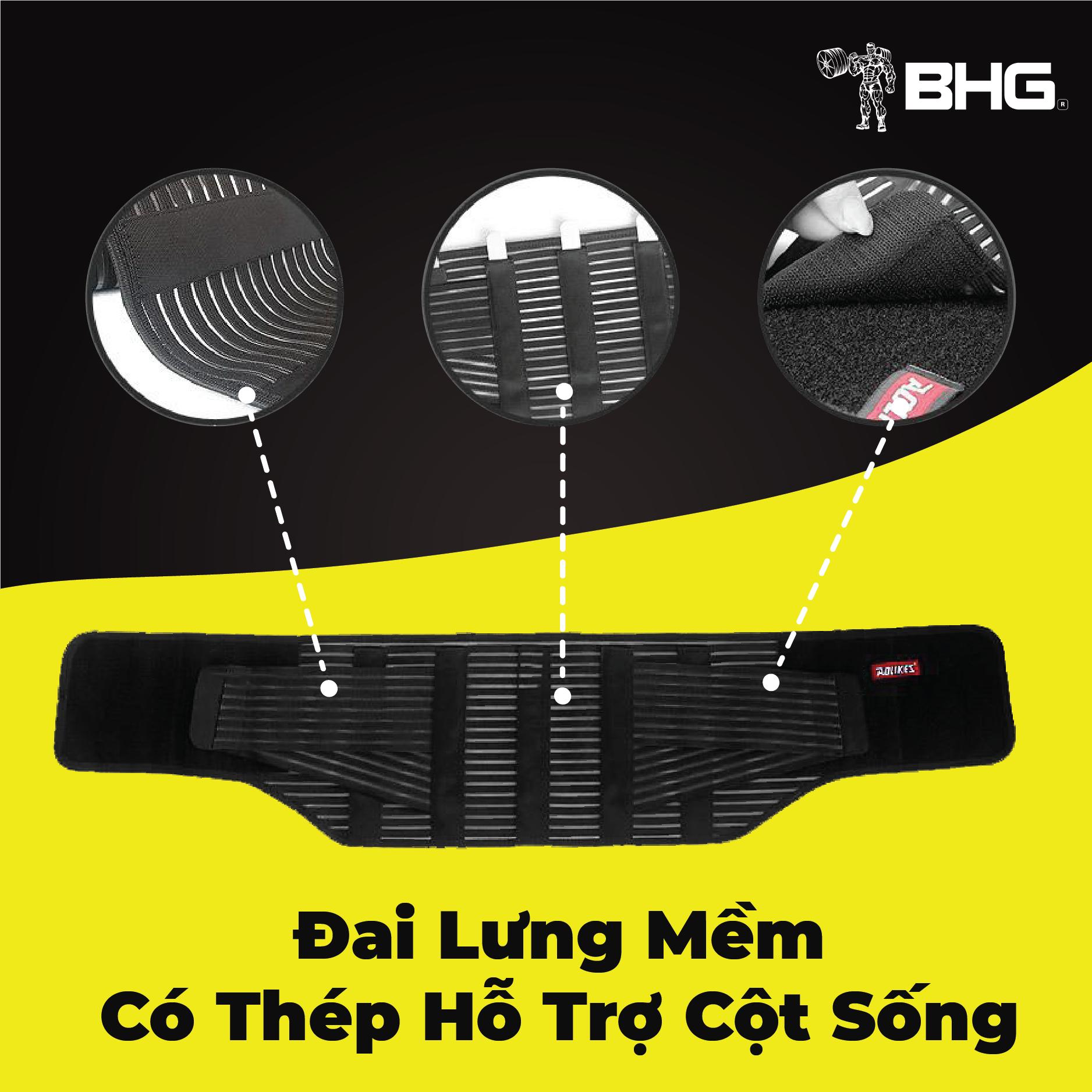 Đai Lưng  Tập Gym Aolikes - Đai Hỗ Trợ Thắt Lưng