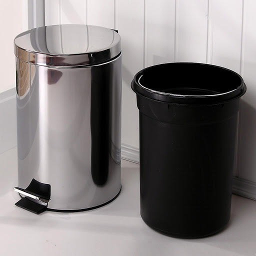 [HCM]THÙNG RÁC INOX  CHÂN ĐẠP 20 LÍT