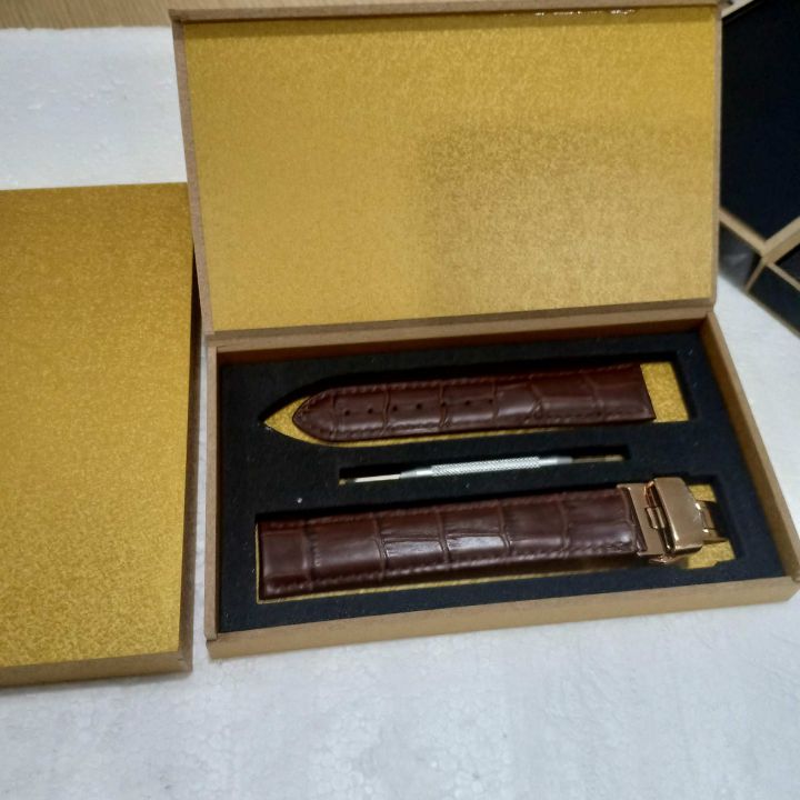 Dây Da Đồng Hồ Omega kèm khóa bấm