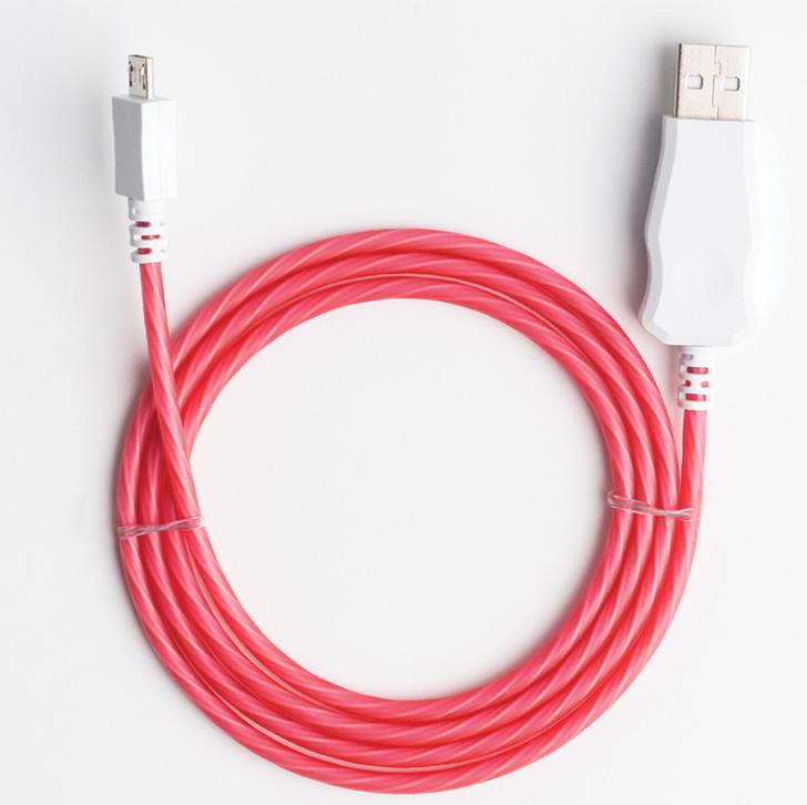 [HCM]Cáp Sạc Điện Thoại Android Dây Quang Học Phát Sáng