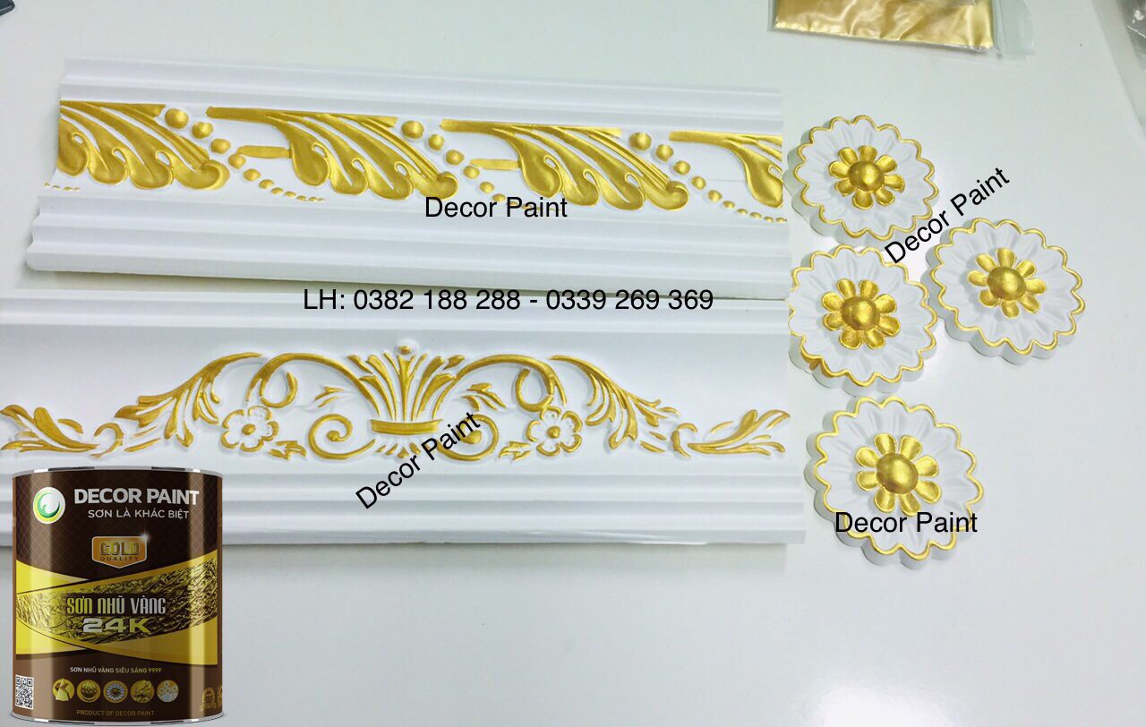 Sơn nhũ vàng 24K Decor Paint
