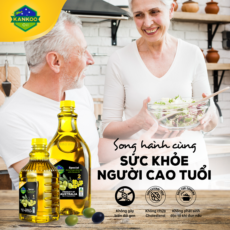 dầu oliu hạt cải extra virgin olive oil with canola oil hãng kankoo 4