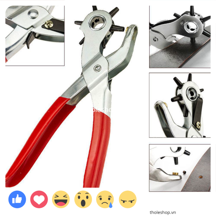 [SALE] Kiềm bấm thắt lưng - Dụng cụ bấm dây nịt, đồng hồ da với nhiều loại kích cỡ cực kì tiện dụng và dễ dùng - Dụng cụ đục lỗ đồ da dây da