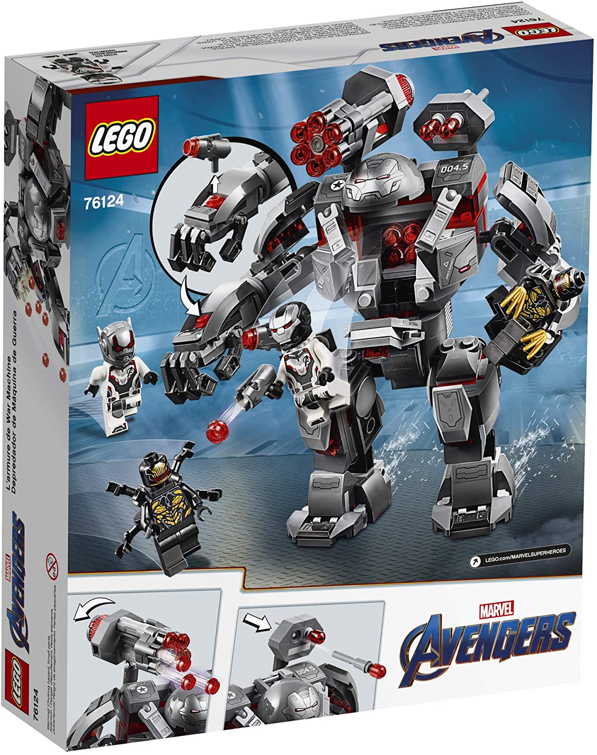 [HAPPY BRICKS] - LEGO  Marvel Avengers 76124 Endgame: Giáp chiến Siêu cấp