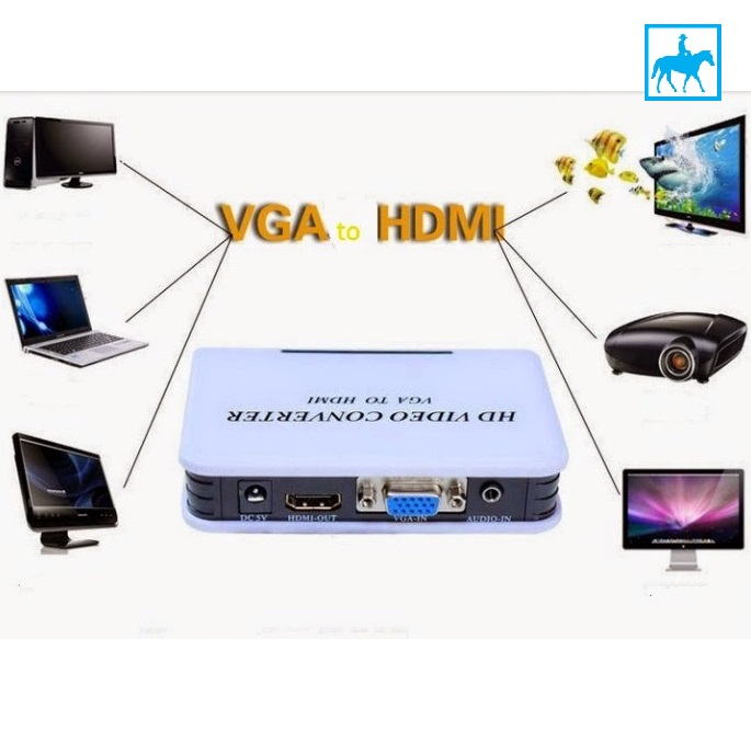 Hdmi converter box chuyển đổi vga to hdmi 1080 60hz vh001