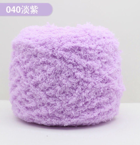 Len bông xù cuộn 100 gram đan túi DIY