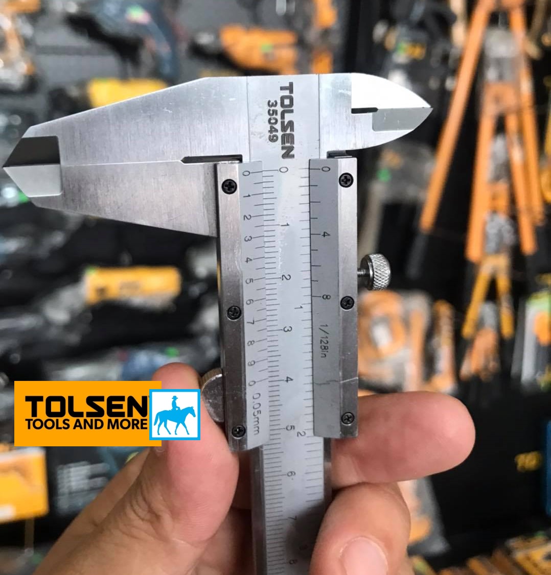 Thước Kẹp 150mm 0.05mm Vernier Caliper TOLSEN 35049