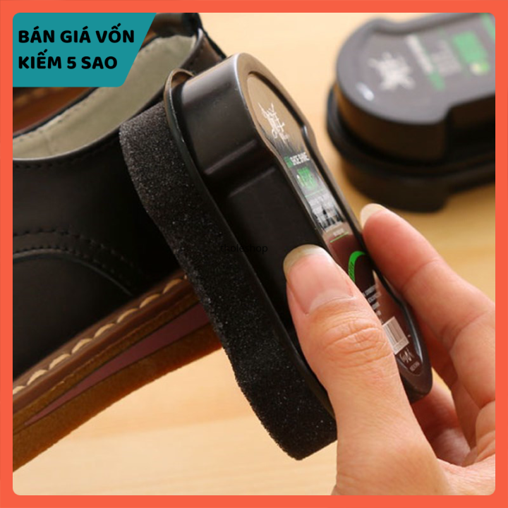[HCM]Xi mút đánh giày - Miếng lau giày siêu sạch - Xi mút đánh giày da - Mút lau sạch bóng giày dép túi xách - Miếng bọt biển đánh giày [GIÁ VỐN]