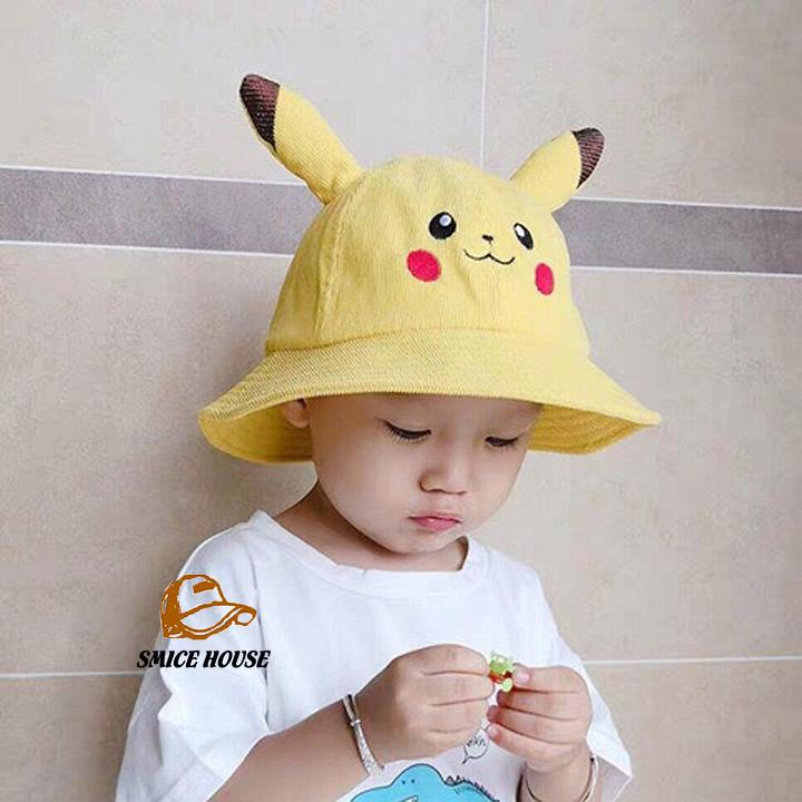 [HCM]NÓN PIKACHU CHO BÉ MŨ TAI BÈO MARUKO CHỐNG NẮNG