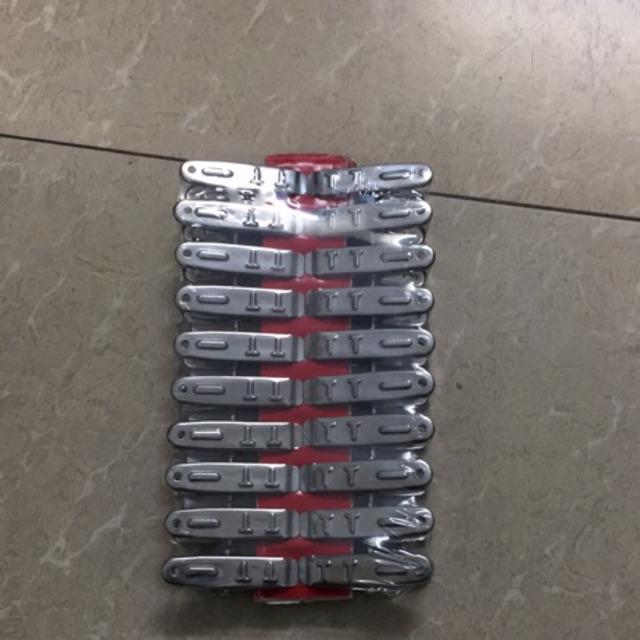 SET 20 KẸP QUẦN ÁO INOX