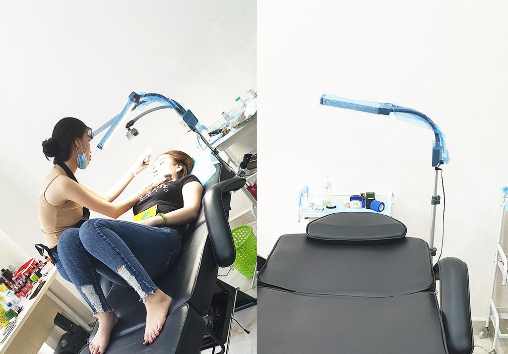 Cuộn Giấy dán bảo vệ đèn, dụng cụ phun xăm