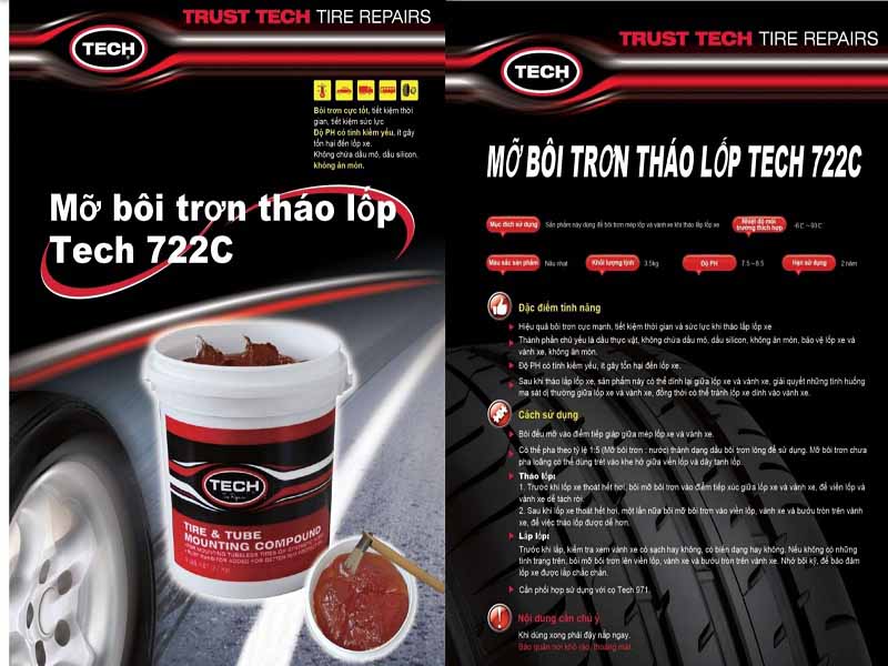[HCM]Sáp Mỡ Bôi Trơn Hỗ Trợ Tháo Lốp Xe Tech Usa