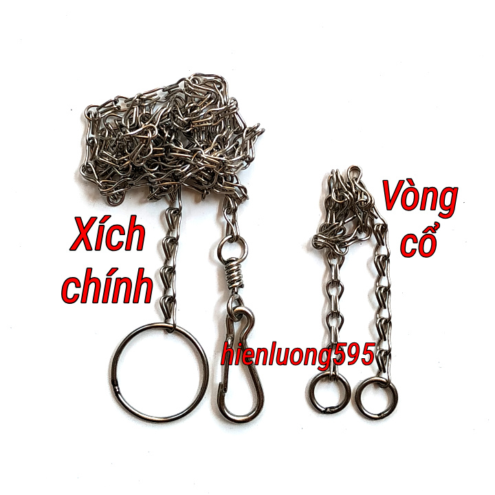Xích chó mèo inox size nhỏ
