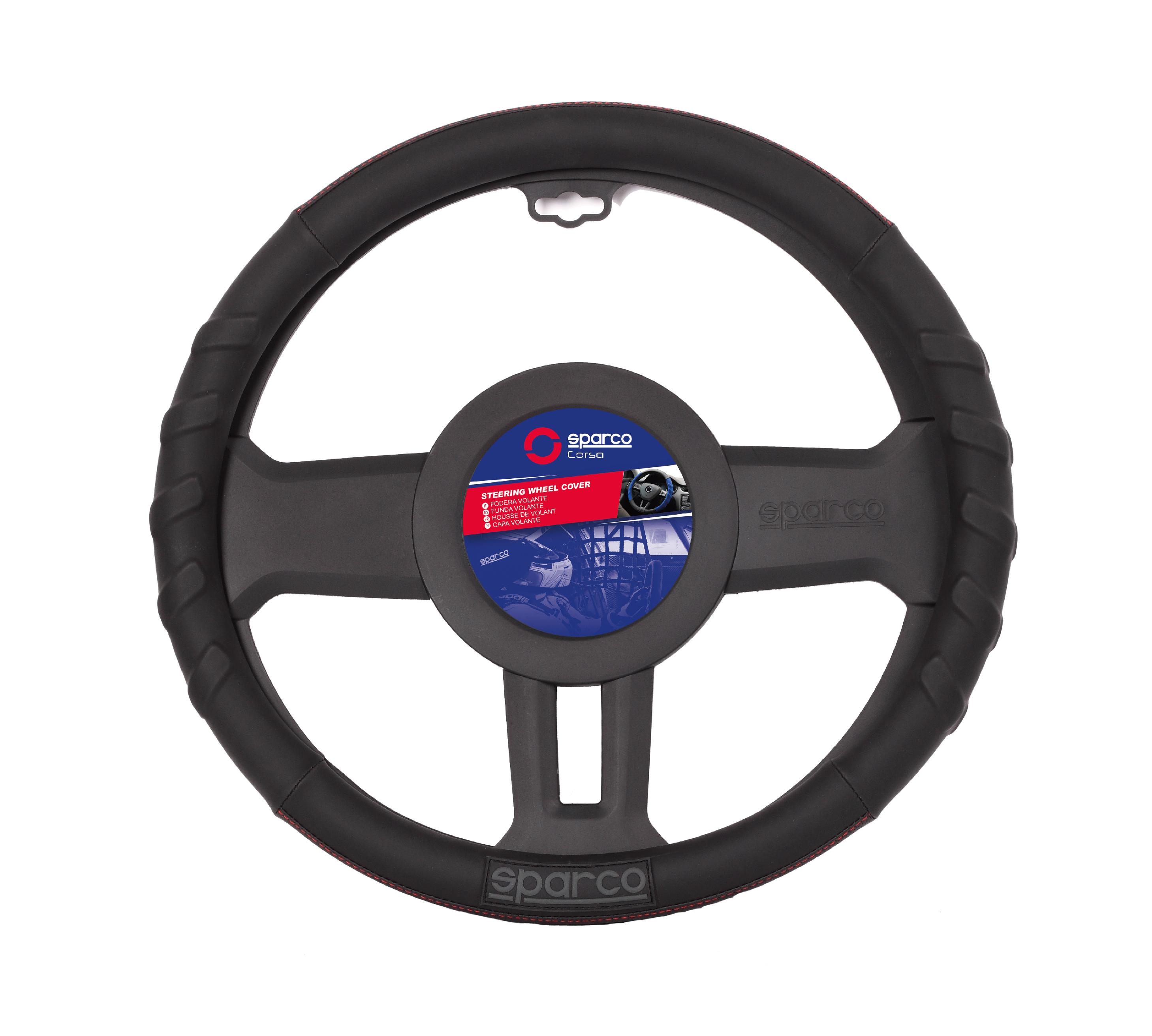 Bọc vô lăng Sparco SPC1117BK - Mới 2020