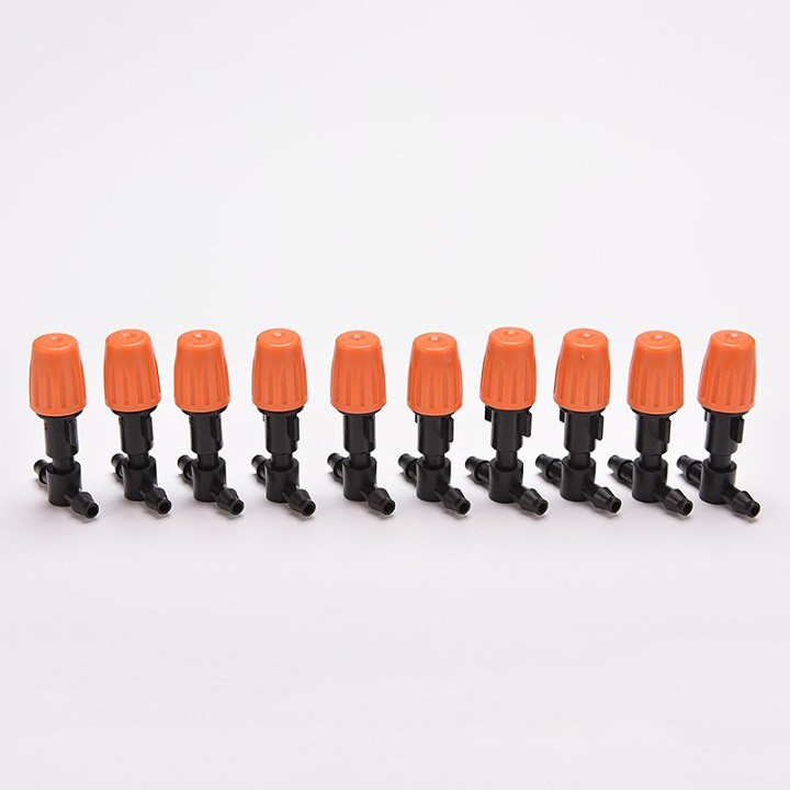 Set 10 bộ béc đơn phun sương cam
