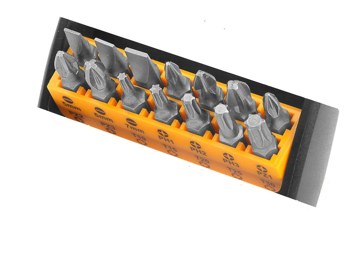 BỘ ĐẦU VÍT 15  MÓN TOLSEN 20365