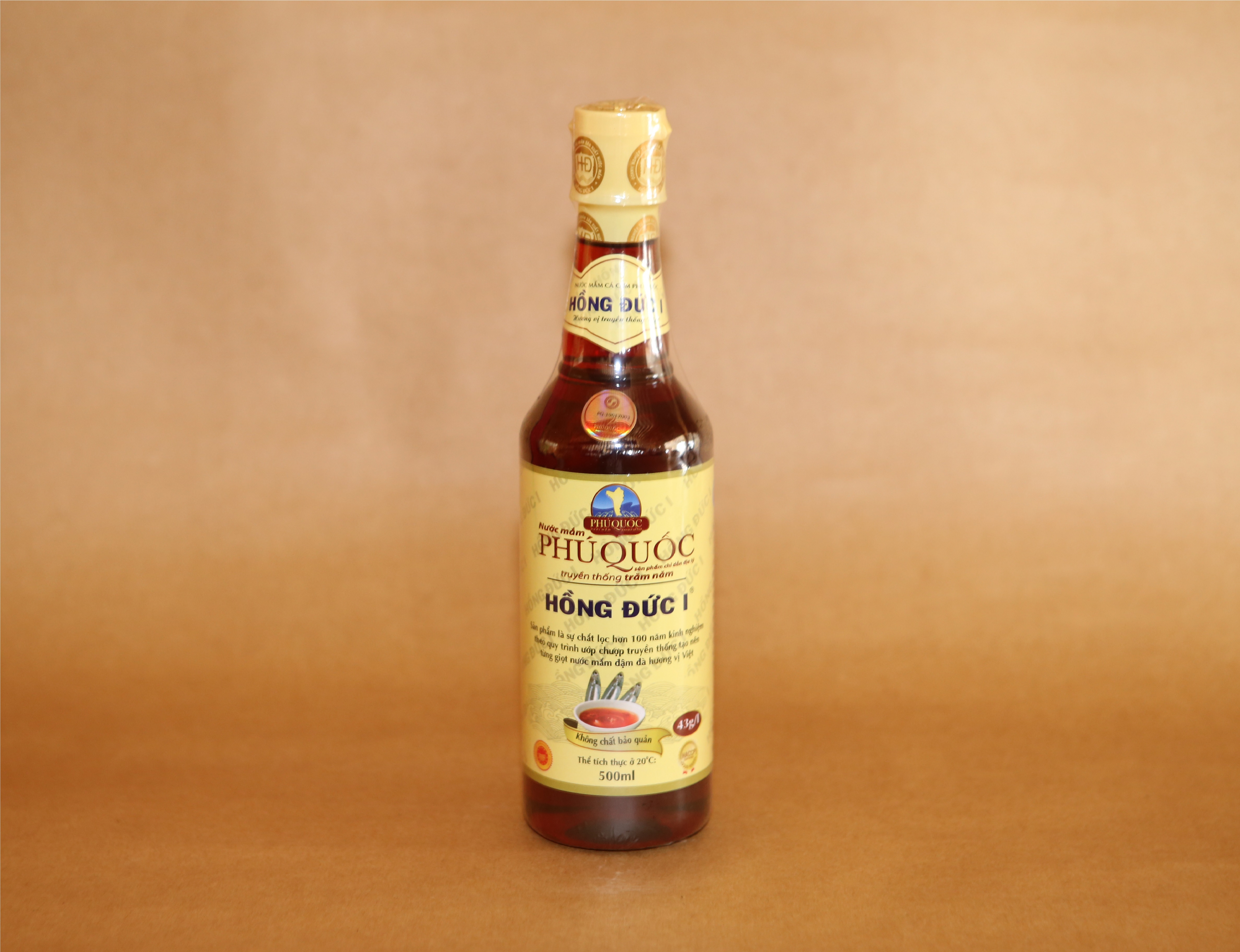 Nước Mắm Phú Quốc 500ml 43g/l - Hồng Đức 1