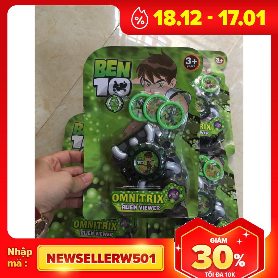1 vỉ đồng hồ đồ chơi Ben 10 bắn đĩa