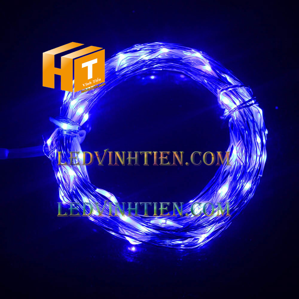 Đèn led đom đóm 10m, Đèn led trang trí đom đóm adapter