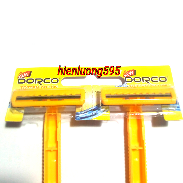 DAO CẠO RÂU 2 LƯỠI DORCO HÀN QUỐC (12 CÁI)