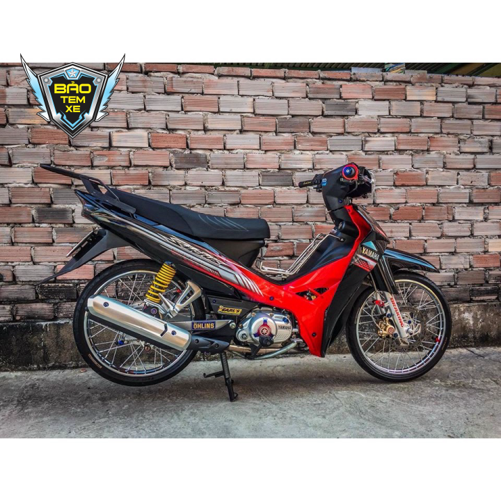 [ FREE SHIP ] TEM RỜI XE sirius đỏ đen