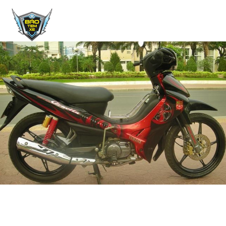 Tem rời xe jupiter gravita lốc xoáy đỏ đen