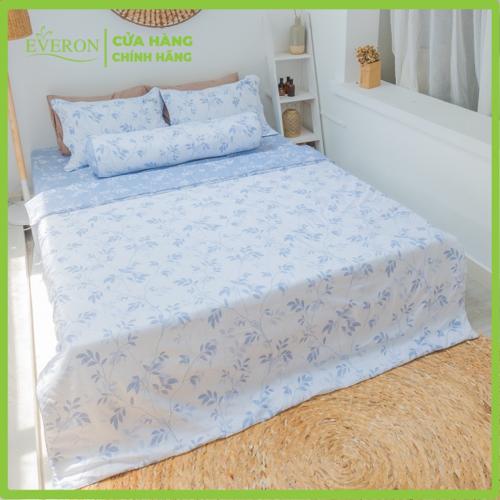 Chăn hè K-Bedding KMTP 101 MicroTencel Họa tiết lá mảnh