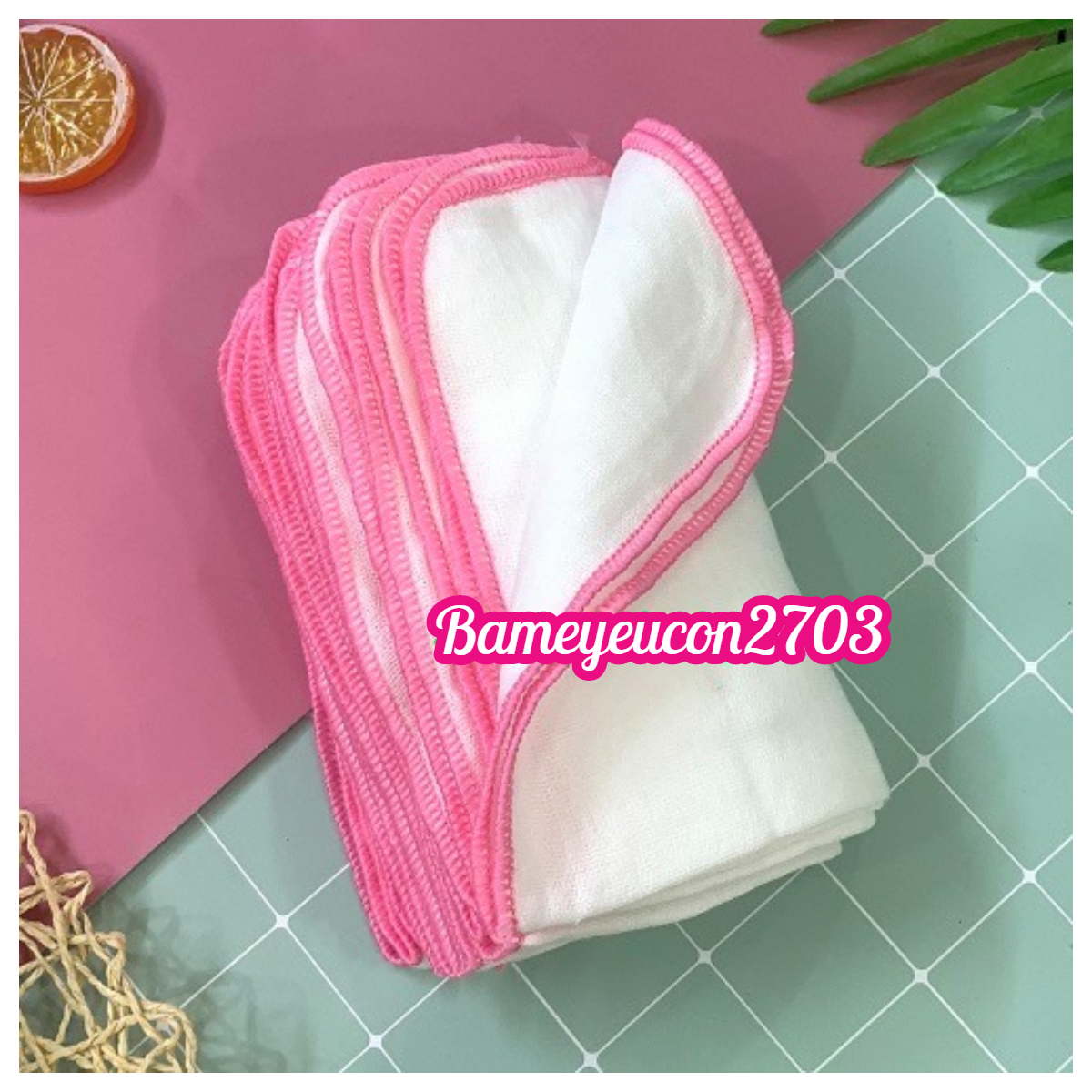 Set 10 khăn sữa Mipbi 4 lớp