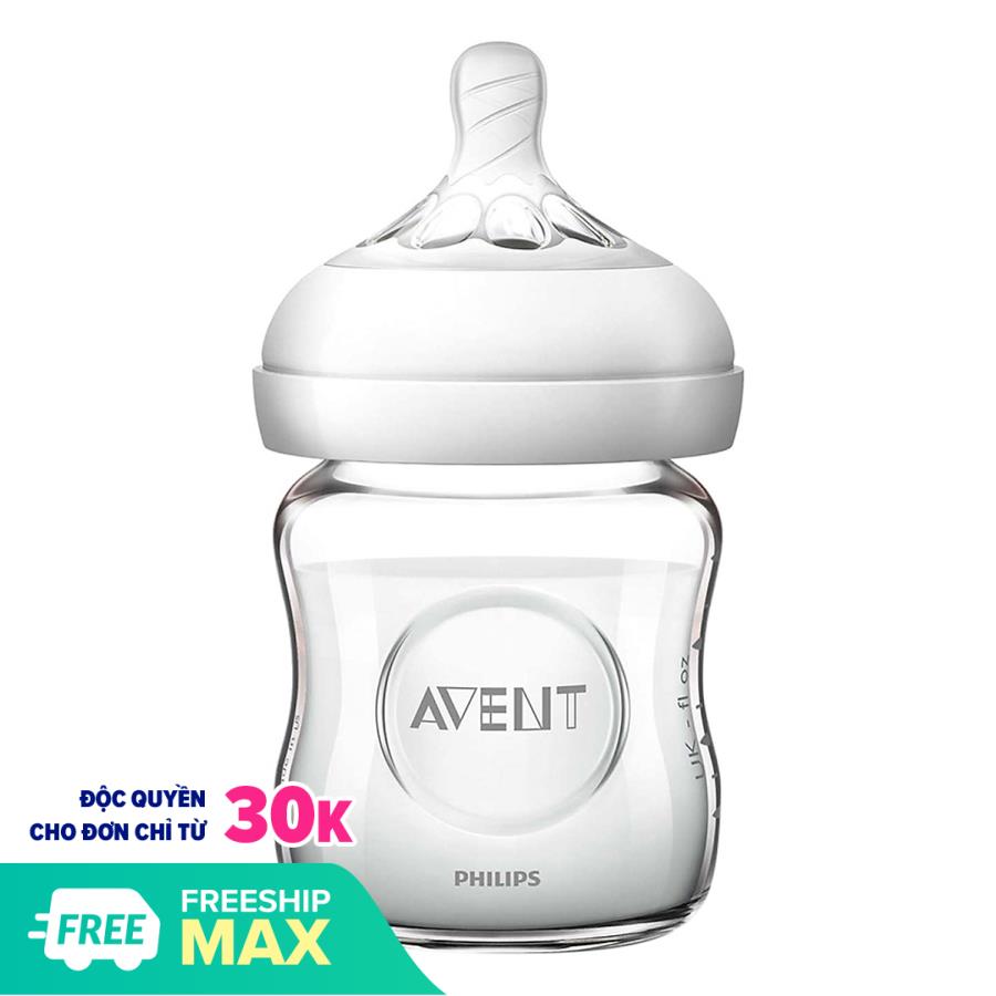 HCMBình Sữa Thuỷ Tinh Cao Cấp Philips Avent SCF671 13 120ml & SCF673 17