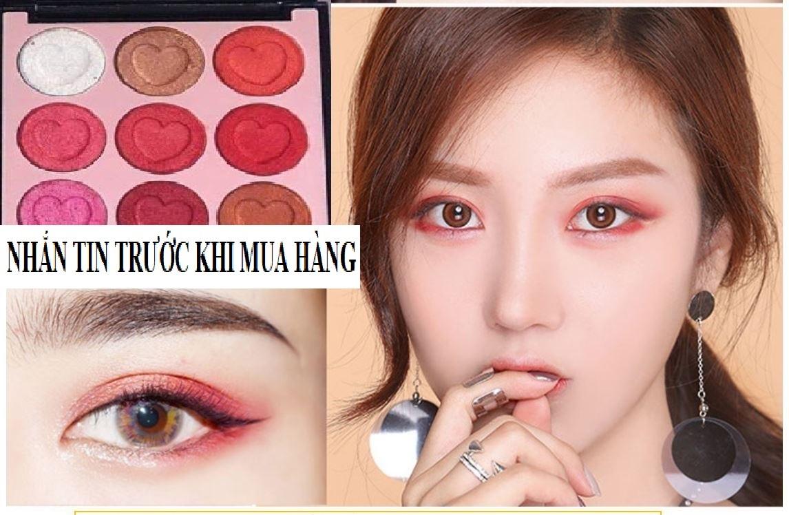 Phấn mắt TRÁI TIM HỒNG ĐÀO