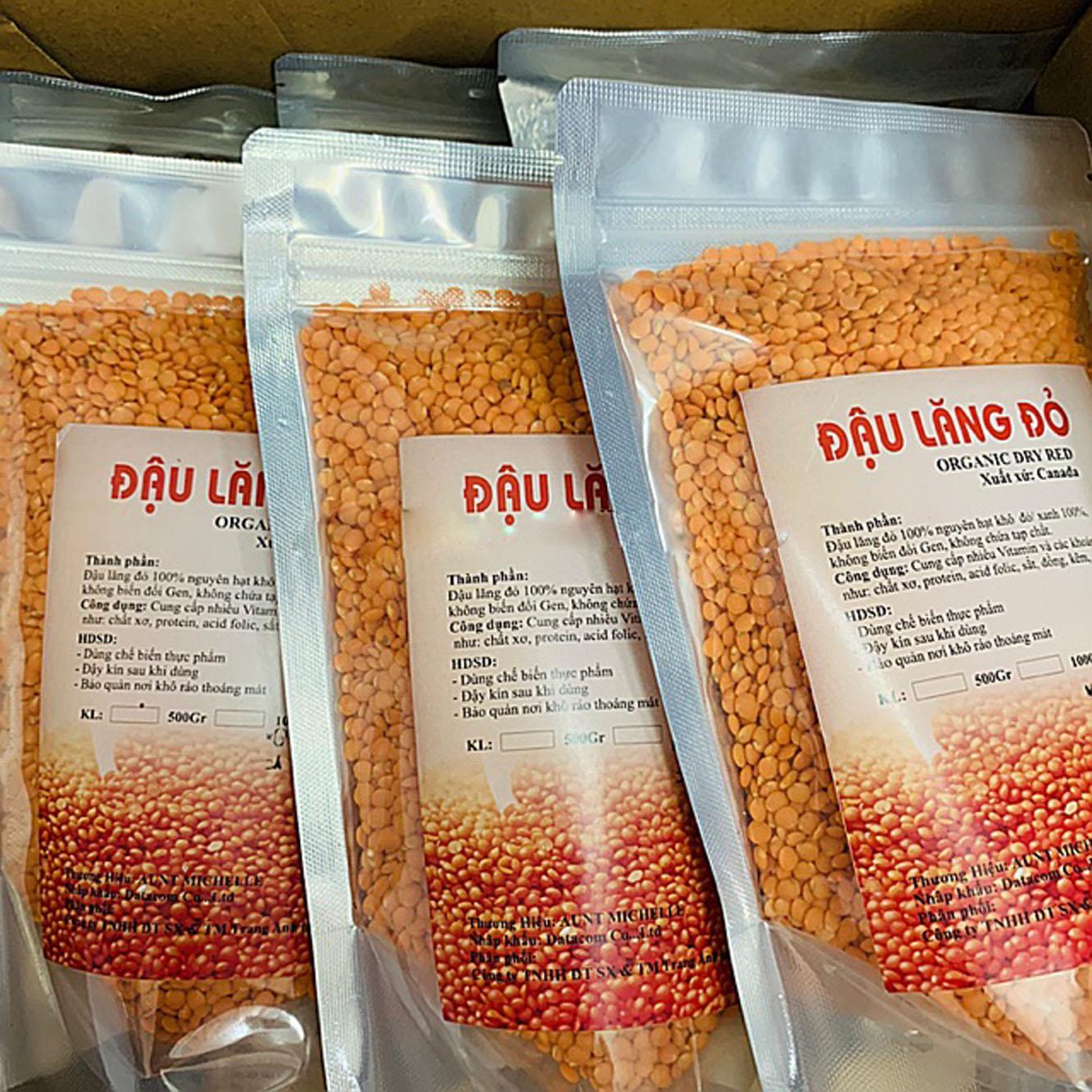 500g đậu lăng đỏ Canada